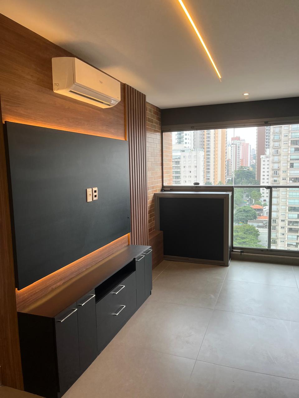 Studio à venda em Moema – 36 m² com varanda