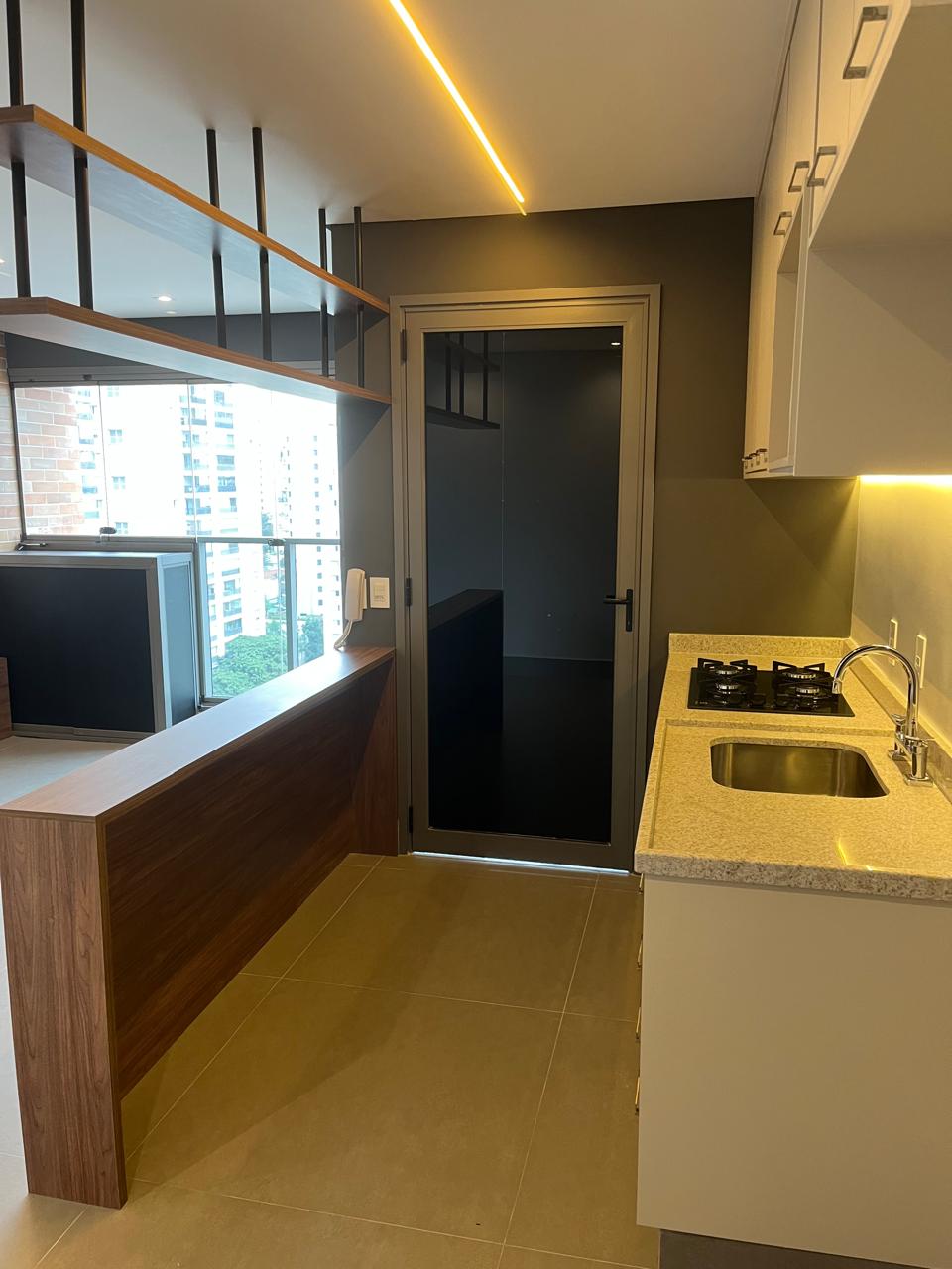 Studio à venda em Moema – 36 m² com varanda