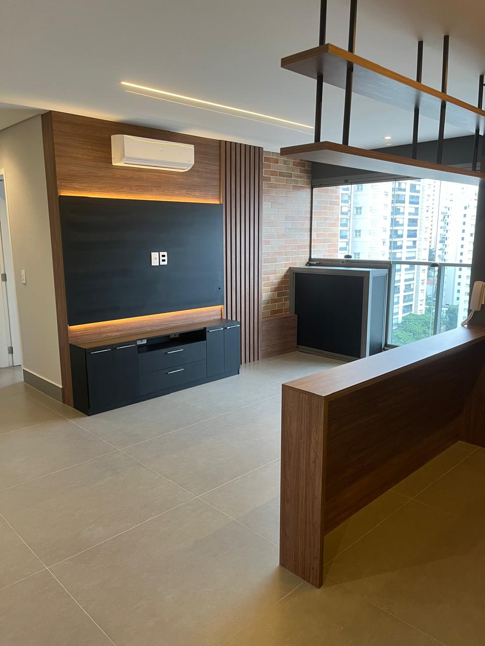 Studio à venda em Moema – 36 m² com varanda